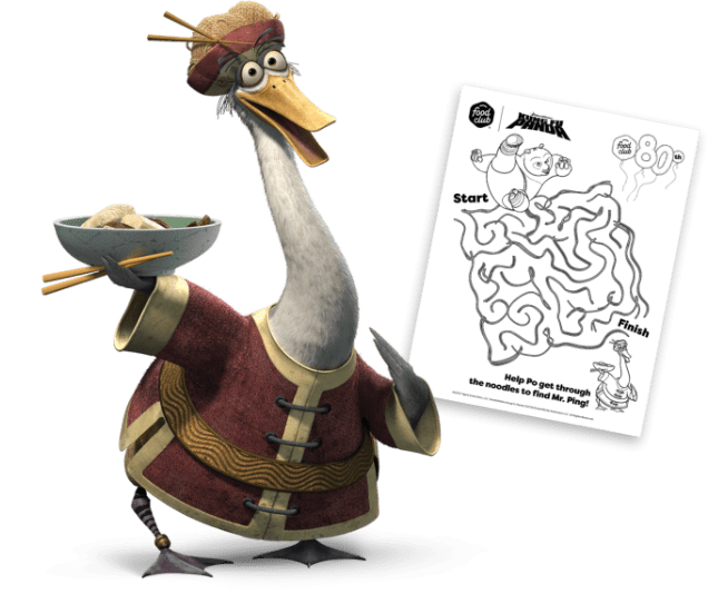 Mr. Ping’s noodle maze