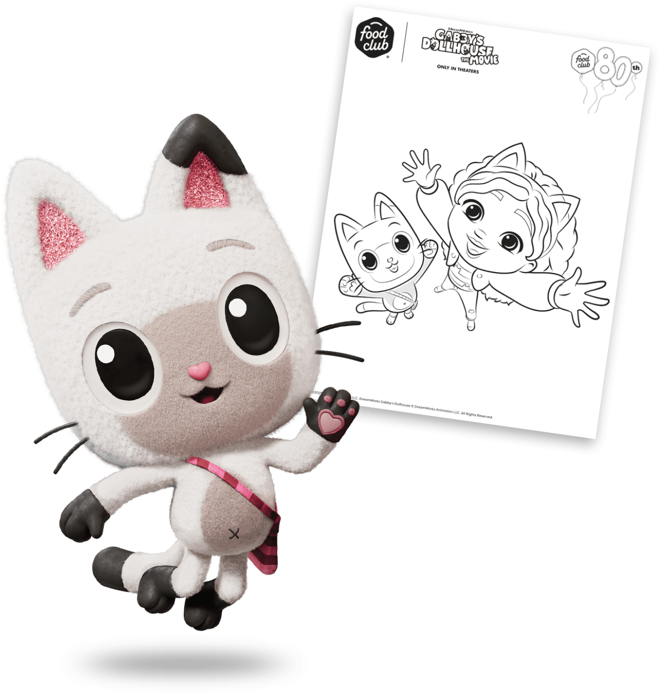 Color the dollhouse friends!